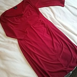 Drape Neck Cocktail Dress